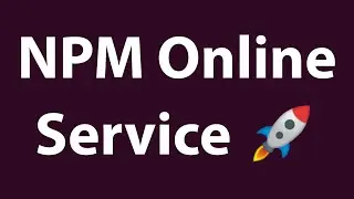 NPM Node.js App Deploy Service Available Here