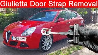 Alfa Romeo Giulietta Door Strap Stop Removal and Replacement