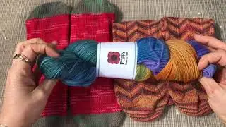 I knit two socks from the toe with the heel afterthought heel.