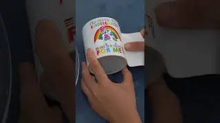 Waterslide Decal Paper:Perfect for Mug Customization.#diymugs #personalized #watertransfer #diygifts