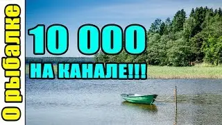 10000 подписчиков на канале О рыбалке(Мой опыт).