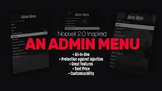 AN Admin Menu | The All-In-One Admin Menu [QBCore & ESX] [PAID]