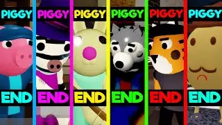 Roblox Piggy Book 2 (All 20 Endings) Piggy Game!