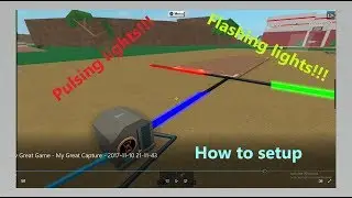 How to make flashing or pulsing lights!! Lumber tycoon 2