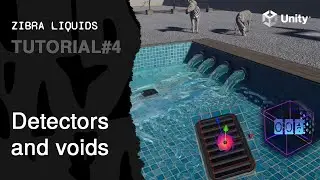 Zibra Liquids - Tutorial 4. How to use liquid detectors and voids? | Unity 3D