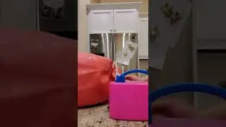 Used balloon pump to blow up yoga ball