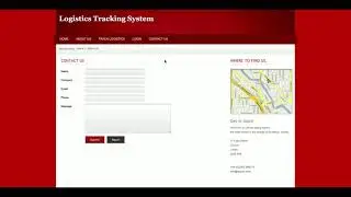 Logistics Tracking System | PHP and MySQL Project Source Code | PHP MySQL CRUD Project