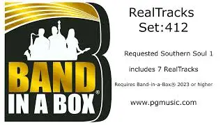 Band-in-a-Box® 2023 - RealTracks Set 412:  Requested Southern Soul 1