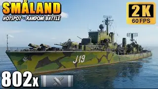 Destroyer Småland - high DPM gunboat