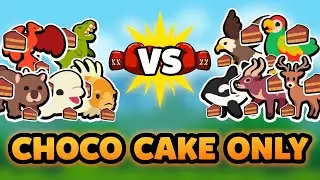 Super Auto Pets but we have to use CHOCOLATE CAKE