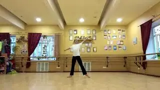 Техника с народного танца "Гопак" - (репетиция) Folk dance "Hopak". Луцьк