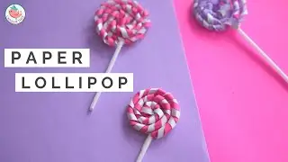 🍭 Paper Lollipop Tutorial | How to Make a Paper Lollipop