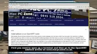 Installing adblock on an OpenWRT router