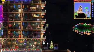 Green и Nik_RJ в Terraria. "Вторжение снежной армии"