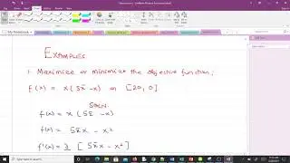 Unconstrained Optimization (Single Variable) Lesson 4