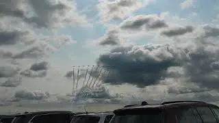 Snowbirds fly over perfect formation