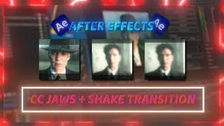 Trending [ CC JAWS + SHAKE TRANSITION ]  IN After Effects  | Tutorial |