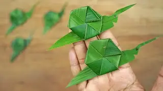 How to Make Snail From Coconut Leaf | Coconut Leaf Crafts | Crafts With Real Leaves
