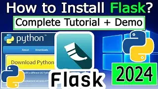 How to Install Flask on Windows 10/11 [ 2024 Update ] in Python 3.12.2