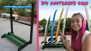 How To Build a DIY Surfboard Rack (UNDER $50)