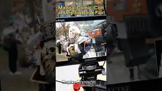 Filming cosplayers at Manga-Comic-Con at the Leipzig Buchmesse 2024 (LBM)