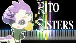 Rito Sisters - Tloz Breath of the Wild [Piano tutorial] (Sheet Music+MIDI)