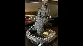 Mondo Godzilla Vs. Biollante Premium Scale Statue Unbox