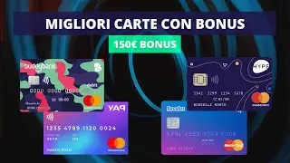 Migliori Carte con Bonus | Ottobre - 2021 Hype, Yap, Revolut, BuddyBank