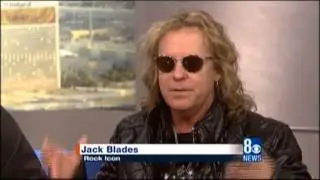 Alice Cooper, Jack Blades & Chuck Brennan on KLAS-TV Las Vegas