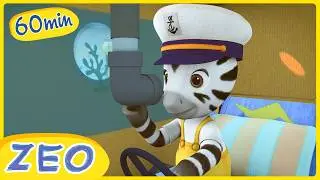 ZEO's Rollenspiele | 1-Stunden-Zusammenstellung | ZEO auf Deutsch 🦓 | Zeichentrickfilme