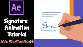 Signature Animation in Adobe After Effects - Handwriting Signature Animation Tutorial