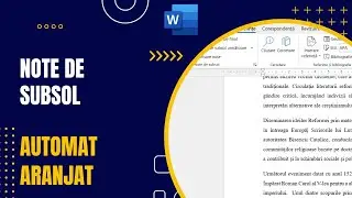 Microsoft Word - Cum să adaugi corect notele de subsol și de final?