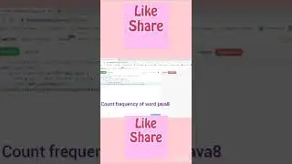 Count the frequency of characters from string in Java8 | using stream API 