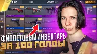 ФИОЛЕТОВЫЙ ИНВЕНТАРЬ ЗА 100 ГОЛДЫ В СТАНДОФФ 2! ЧТО КУПИТЬ НА 100 ГОЛДЫ В STANDOFF 2? ЛУЧШИЙ ЗАКУП!
