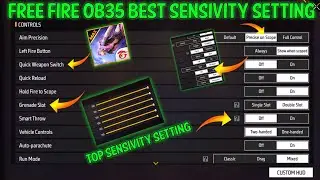 FREE FIRE MAX NEW SETTING AFTER OB35 UPDATE/FREE FIRE MAX PRO PLAYER SETTINGS AFTER OB35 UPDATE 2022