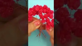 How To Make Mini Bonsai Pot For Barbie 😘🌼🌻 | MINIATURE IDEAS FOR DOLLHOUSE | #Shorts