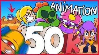 BRAWL STARS ANIMATION - BEST MOMENTS (50k SUBS)