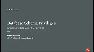 Oracle Database 23c Schema Privileges