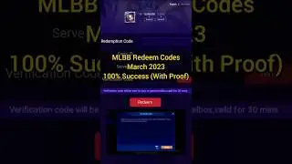 mobile Legends Redeem codes March 24,2023 
