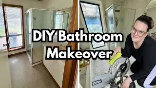 DIY Bathroom Makeover - For Less than $3,000 ✨