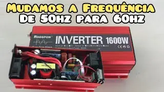 AGORA SIM 👆 Abrimos o nosso novo inversor RDDSPON para fazer modificações.