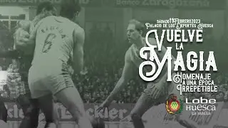 Homenaje a la Magia de Huesca, donde todo empezó. 🏀 Una época irrepetible del Baloncesto Oscense 💚