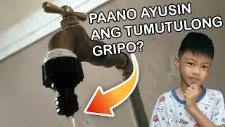 DIY PAANO AYUSIN ANG TUMUTULONG GRIPO? / HOW REPAIR LEAKED FAUCET? #diy #faucet #leaked #water