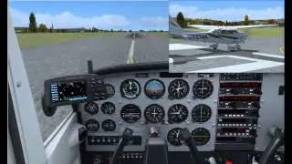 A2A C172 Trainer:  Soft field takeoff over a 50ft obstacle