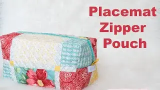 Create a zipper pouch from placemat