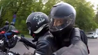 Закрытие мотосезона 2020 в Малаховке. Jukka and Irina.