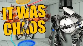 I Played 100% of PORTAL 2 with a FIRST TIMER