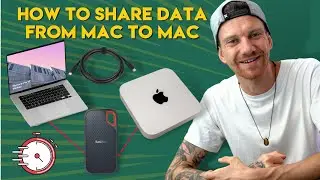 How To Share Data From Mac To Mac via Thunderbolt 3 bridge