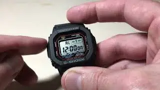 Casio G-Shock GWM5610U-1 | Set Alarm(s)
