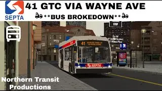 SEPTA | 41 | GTC VIA WAYNE AVE | NOVA LFS HEV | OMSI 2